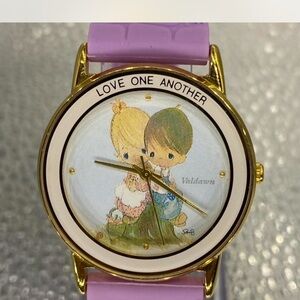 *** Love One Another  *** Precious Moments Watch - Lilac Strap “ Collectors ^^^